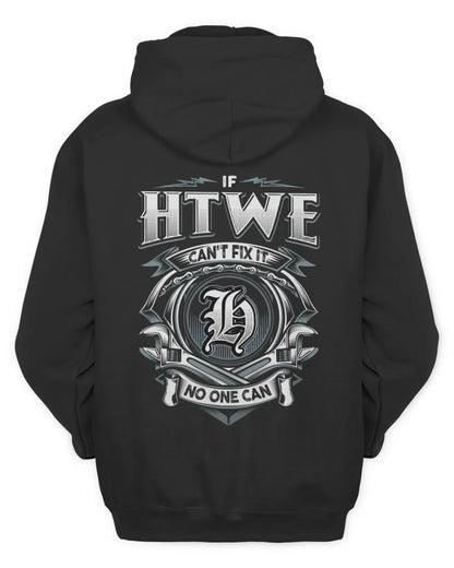 HTWE AP81-K4-626 - Personalized Ahmed Quote Apparel “If Ahmed Can't Fix It, No One Can” - Unisex Hoodie - Black