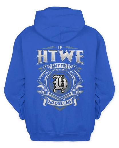 HTWE AP81-K4-626 - Personalized Ahmed Quote Apparel “If Ahmed Can't Fix It, No One Can” - Unisex Hoodie - Royal