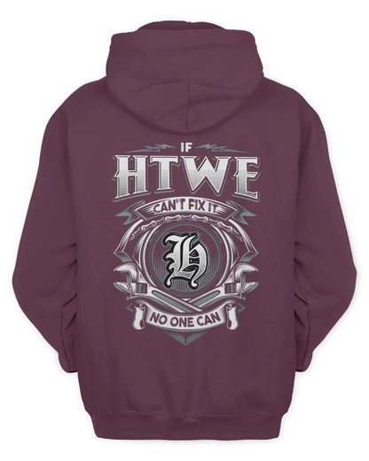 HTWE AP81-K4-626 - Personalized Ahmed Quote Apparel “If Ahmed Can't Fix It, No One Can” - Unisex Hoodie - Maroon