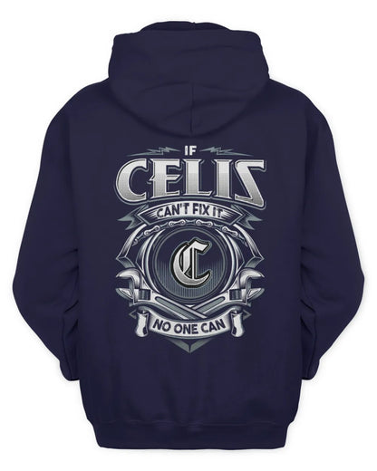 CELIS AP81-K4-626 - Personalized Ahmed Quote Apparel “If Ahmed Can't Fix It, No One Can” - Unisex Hoodie - Navy