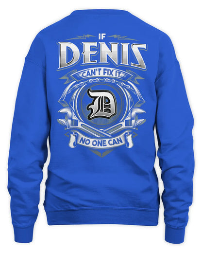 DENIS AP81-K4-626 - Personalized Ahmed Quote Apparel “If Ahmed Can't Fix It, No One Can” - Unisex Sweatshirt - Royal