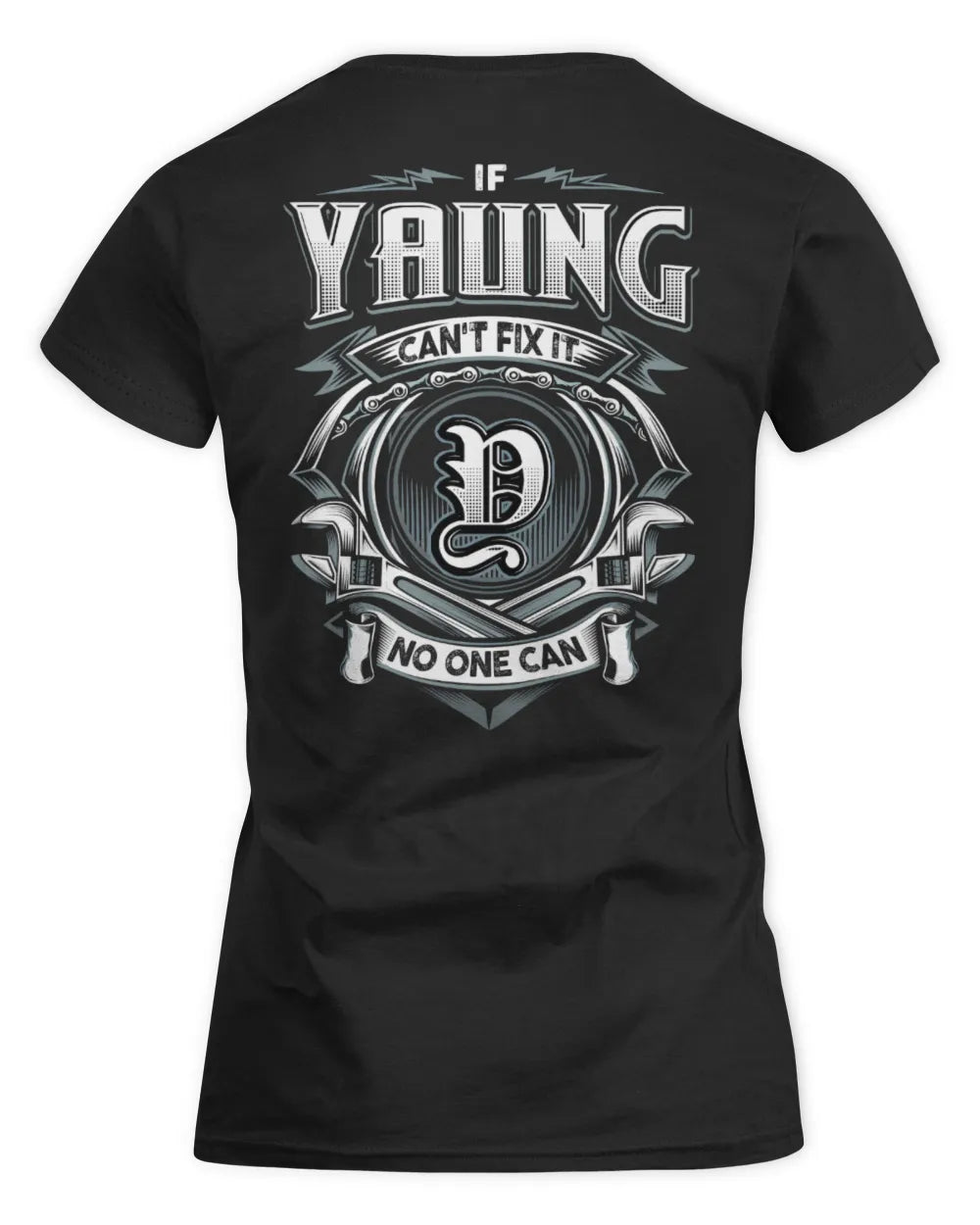 YAUNG AP81-K4-626 - Personalized Ahmed Quote Apparel “If Ahmed Can't Fix It, No One Can” - Women's Standard T-Shirt - Black
