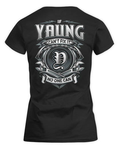 YAUNG AP81-K4-626 - Personalized Ahmed Quote Apparel “If Ahmed Can't Fix It, No One Can” - Women's Standard T-Shirt - Black