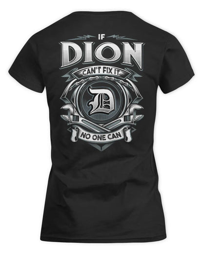DION AP81-K4-626 - Personalized Ahmed Quote Apparel “If Ahmed Can't Fix It, No One Can” - Women's Standard T-Shirt - Black