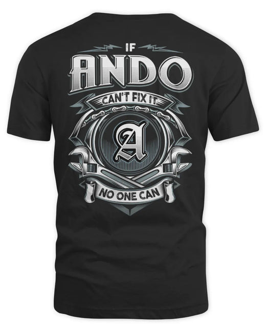 ANDO AP81-K4-626 - Personalized Ahmed Quote Apparel “If Ahmed Can't Fix It, No One Can”