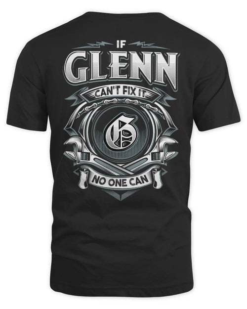 GLENN AP81-K4-626 - Personalized Ahmed Quote Apparel “If Ahmed Can't Fix It, No One Can” - Unisex Standard T-Shirt - Black