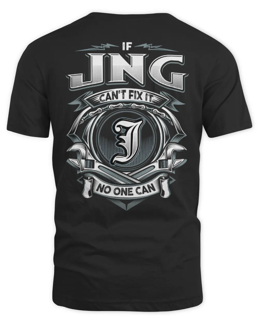 JNG AP81-K4-626 - Personalized Ahmed Quote Apparel “If Ahmed Can't Fix It, No One Can” - Unisex Standard T-Shirt - Black