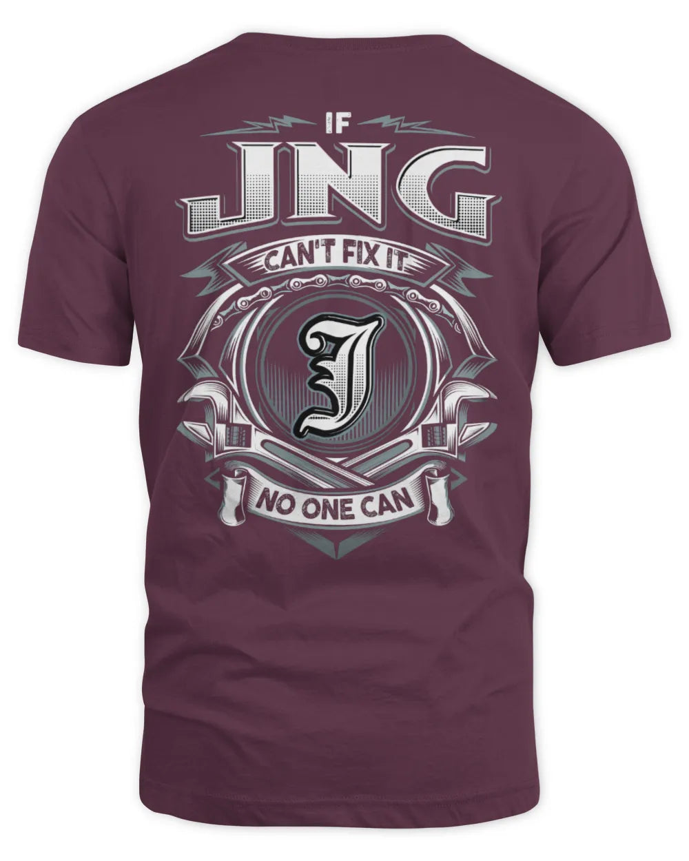 JNG AP81-K4-626 - Personalized Ahmed Quote Apparel “If Ahmed Can't Fix It, No One Can” - Unisex Standard T-Shirt - Maroon