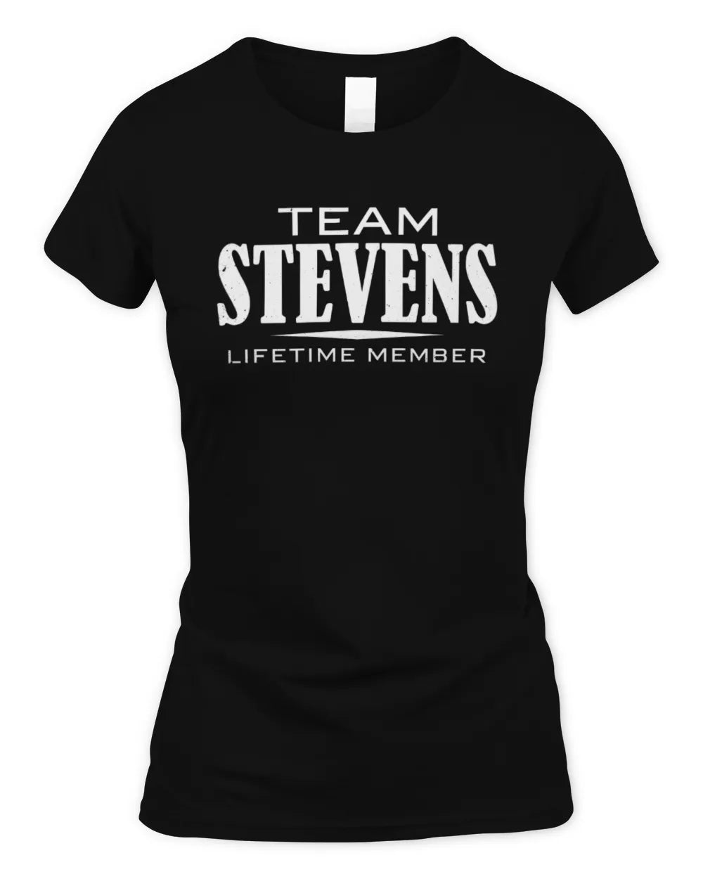 STEVENS BL62-K4-128 - Personalized “Team NAME Lifetime Member” - Women's Standard T-Shirt - Black
