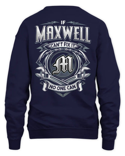 MAXWELL AP81-K4-626 - Personalized Ahmed Quote Apparel “If Ahmed Can't Fix It, No One Can” - Unisex Sweatshirt - Navy