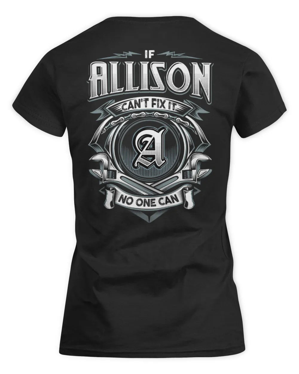 ALLISON AP81-K4-626 - Personalized Ahmed Quote Apparel “If Ahmed Can't Fix It, No One Can” - Women's Standard T-Shirt - Black