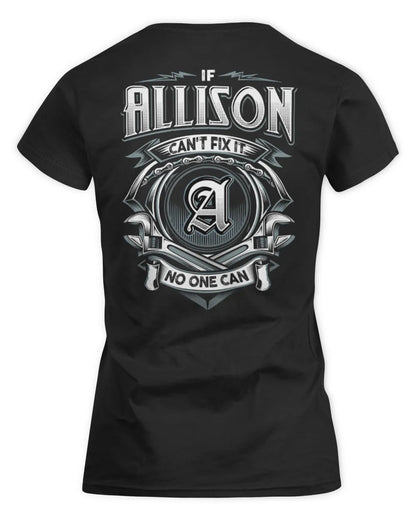 ALLISON AP81-K4-626 - Personalized Ahmed Quote Apparel “If Ahmed Can't Fix It, No One Can” - Women's Standard T-Shirt - Black