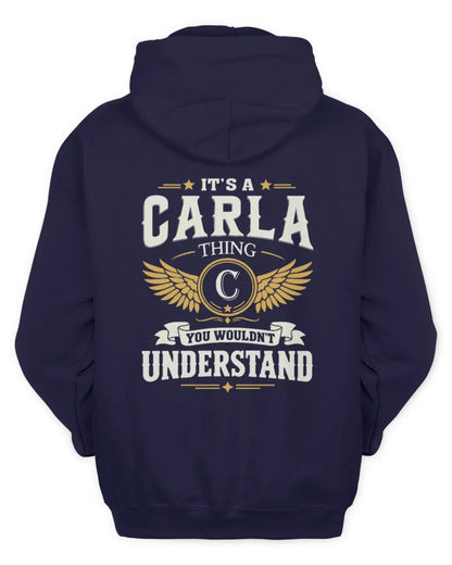 CARLA KT06-M008 It’s a [NAME] Thing – You Wouldn’t Understand | Personalized Vintage T-Shirt - Unisex Hoodie - Navy