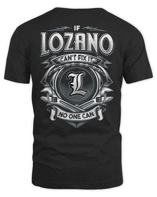 LOZANO AP81-K4-626 - Personalized Ahmed Quote Apparel “If Ahmed Can't Fix It, No One Can” - Unisex Standard T-Shirt - Black