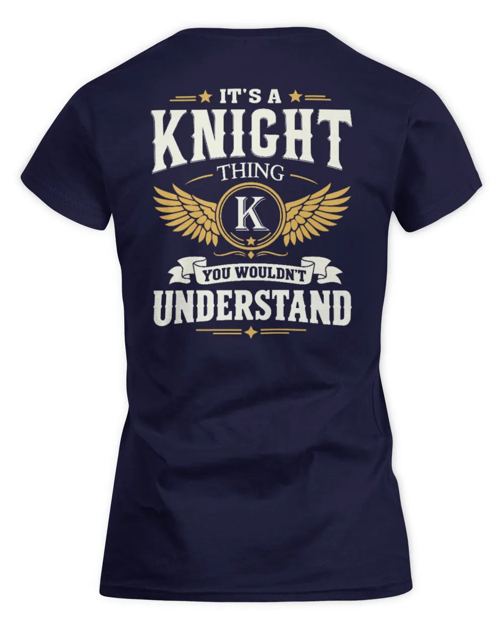KNIGHT KT06-M008 It’s a [NAME] Thing – You Wouldn’t Understand | Personalized Vintage T-Shirt - Women's Standard T-Shirt - Navy