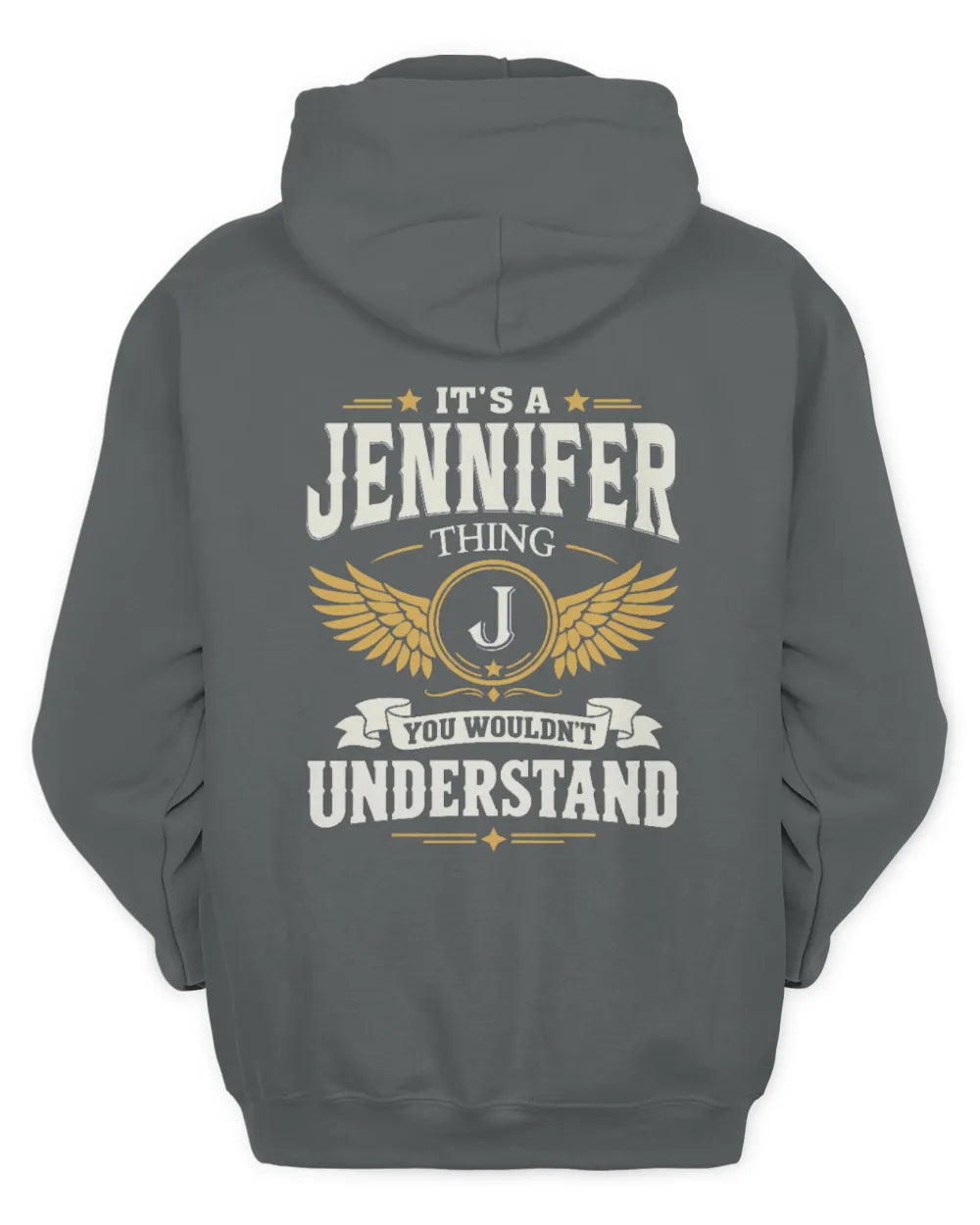 JENNIFER KT06-M008 It’s a [NAME] Thing – You Wouldn’t Understand | Personalized Vintage T-Shirt - Unisex Hoodie - Charcoal
