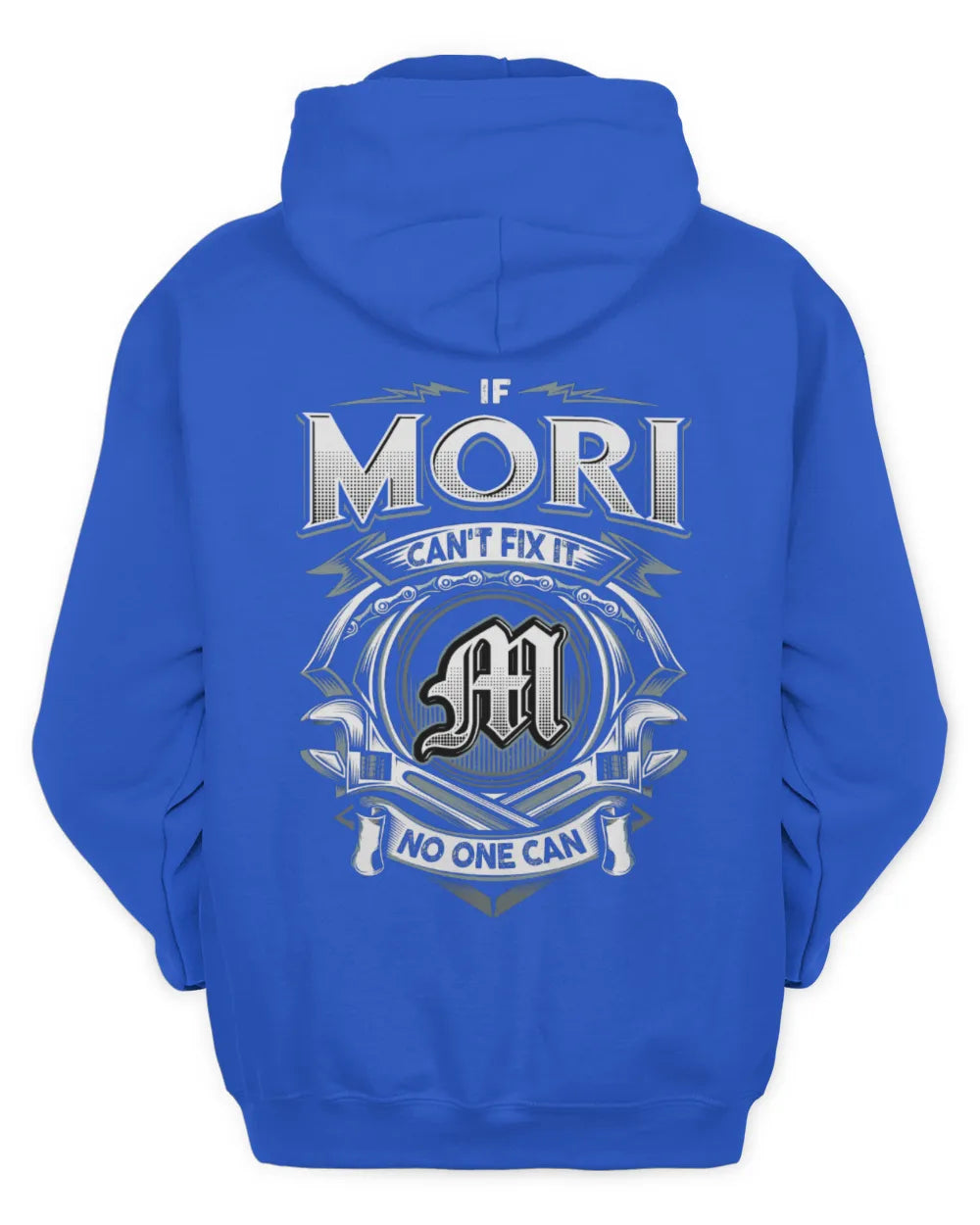 MORI AP81-K4-626 - Personalized Ahmed Quote Apparel “If Ahmed Can't Fix It, No One Can” - Unisex Hoodie - Royal