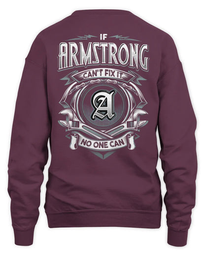 ARMSTRONG AP81-K4-626 - Personalized Ahmed Quote Apparel “If Ahmed Can't Fix It, No One Can” - Unisex Sweatshirt - Maroon