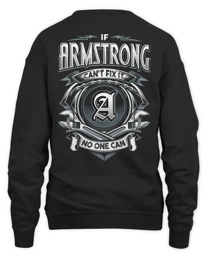 ARMSTRONG AP81-K4-626 - Personalized Ahmed Quote Apparel “If Ahmed Can't Fix It, No One Can” - Unisex Sweatshirt - Black