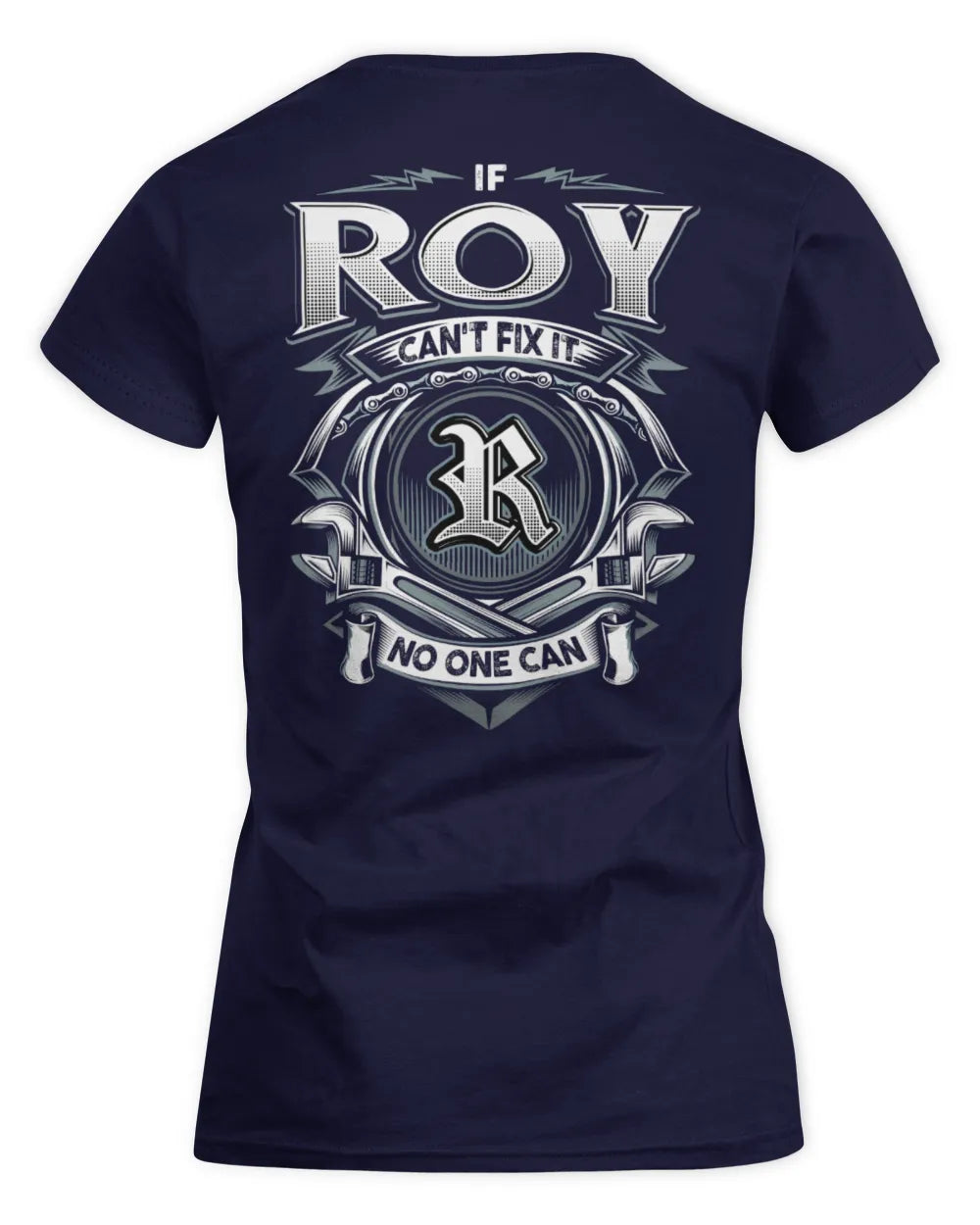 ROY AP81-K4-626 - Personalized Ahmed Quote Apparel “If Ahmed Can't Fix It, No One Can” - Women's Standard T-Shirt - Navy