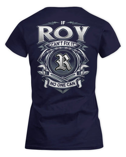ROY AP81-K4-626 - Personalized Ahmed Quote Apparel “If Ahmed Can't Fix It, No One Can” - Women's Standard T-Shirt - Navy