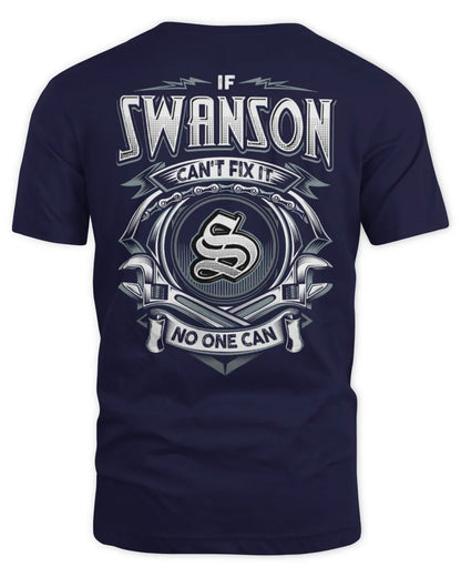SWANSON AP81-K4-626 - Personalized Ahmed Quote Apparel “If Ahmed Can't Fix It, No One Can” - Unisex Standard T-Shirt - Navy