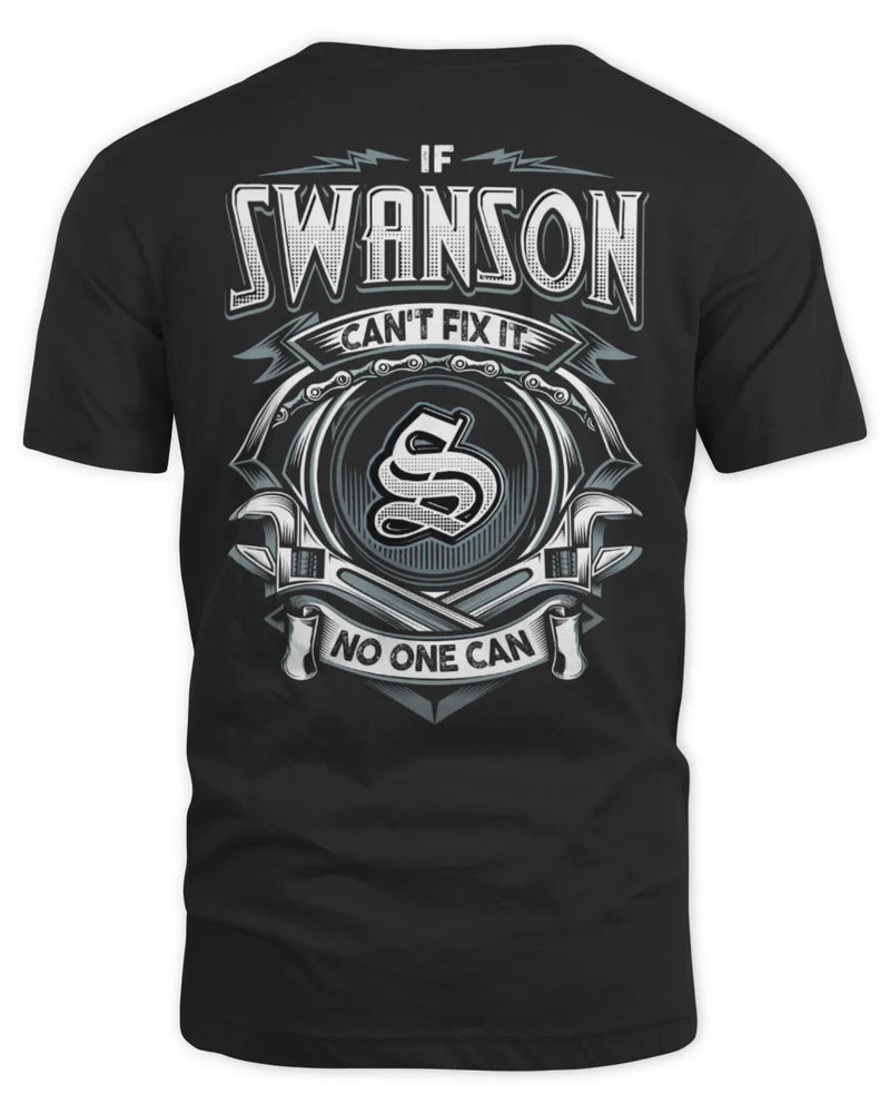 SWANSON AP81-K4-626 - Personalized Ahmed Quote Apparel “If Ahmed Can't Fix It, No One Can” - Unisex Standard T-Shirt - Black