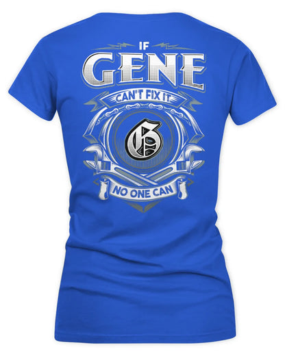 GENE AP81-K4-626 - Personalized Ahmed Quote Apparel “If Ahmed Can't Fix It, No One Can” - Women's V-Neck T-Shirt - Royal