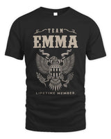 EMMA TP06-K82 – Personalized Classic Style Apparel “Team NAME Lifetime Member” - Unisex Standard T-Shirt - Black