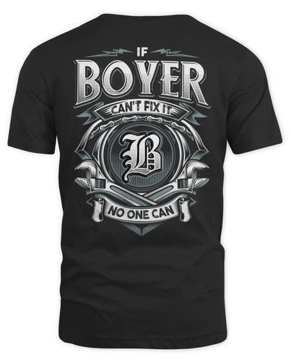 BOYER AP81-K4-626 - Personalized Ahmed Quote Apparel “If Ahmed Can't Fix It, No One Can” - Unisex Standard T-Shirt - Black
