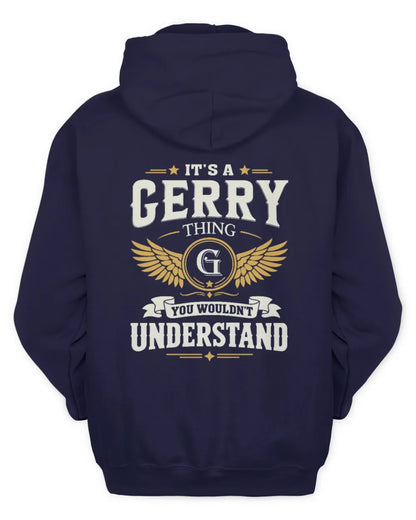GERRY KT06-M008 It’s a [NAME] Thing – You Wouldn’t Understand | Personalized Vintage T-Shirt - Unisex Hoodie - Navy