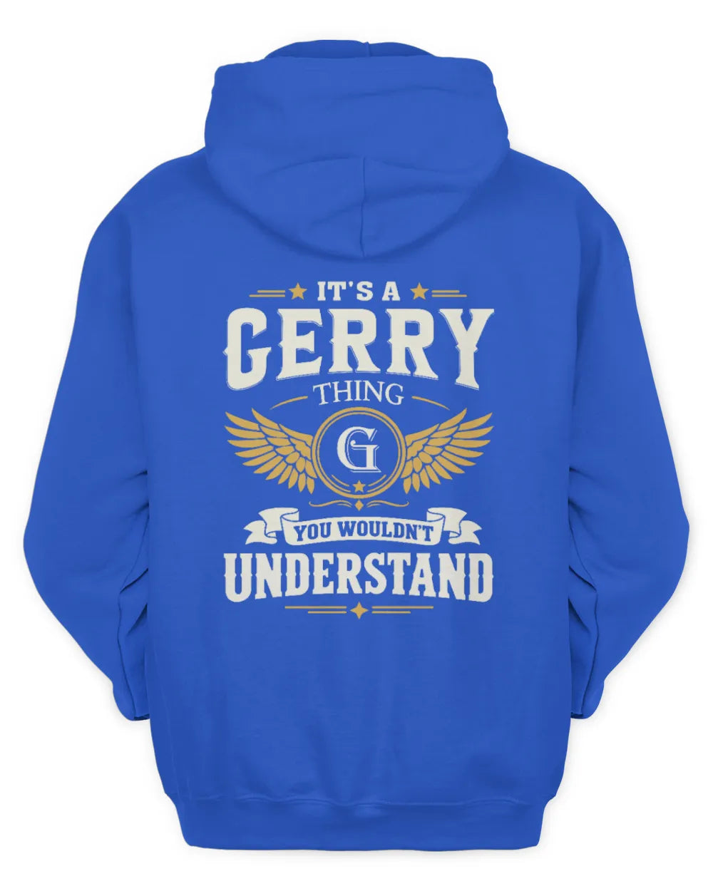GERRY KT06-M008 It’s a [NAME] Thing – You Wouldn’t Understand | Personalized Vintage T-Shirt - Unisex Hoodie - Royal