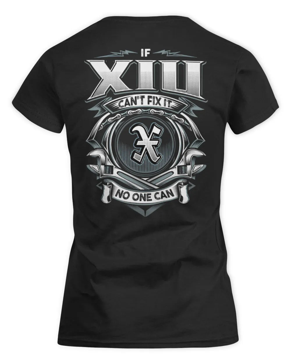 XIU AP81-K4-626 - Personalized Ahmed Quote Apparel “If Ahmed Can't Fix It, No One Can” - Women's Standard T-Shirt - Black