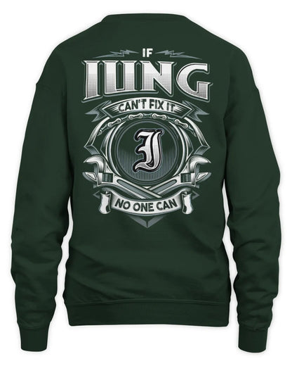 IUNG AP81-K4-626 - Personalized Ahmed Quote Apparel “If Ahmed Can't Fix It, No One Can” - Unisex Sweatshirt - Forest Green