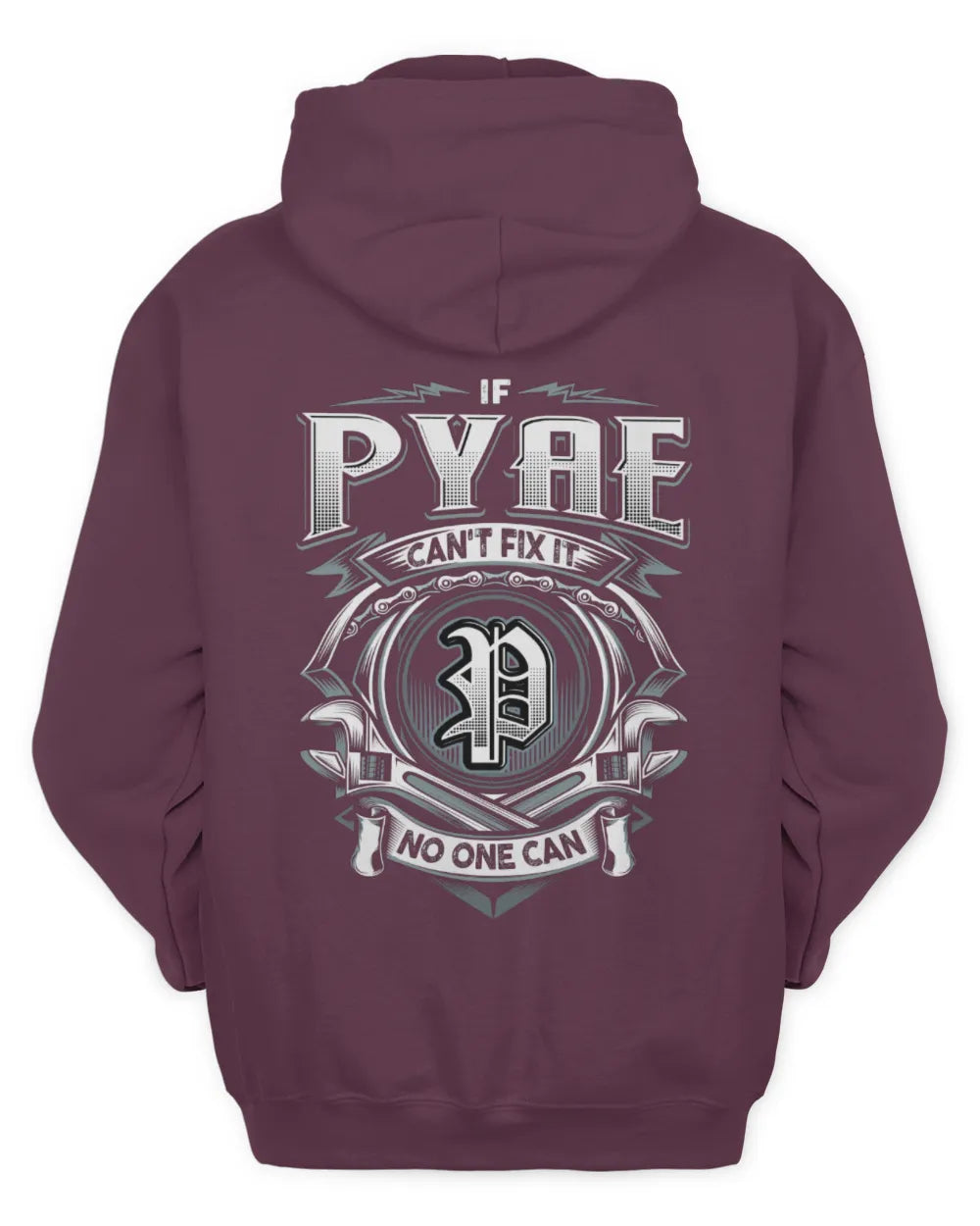 PYAE AP81-K4-626 - Personalized Ahmed Quote Apparel “If Ahmed Can't Fix It, No One Can” - Unisex Hoodie - Maroon