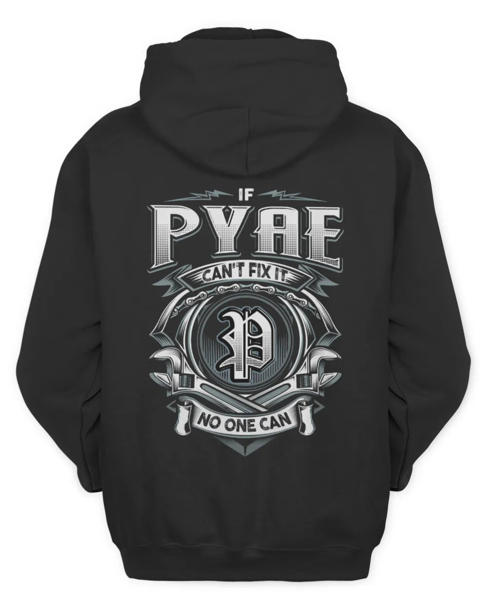 PYAE AP81-K4-626 - Personalized Ahmed Quote Apparel “If Ahmed Can't Fix It, No One Can” - Unisex Hoodie - Black