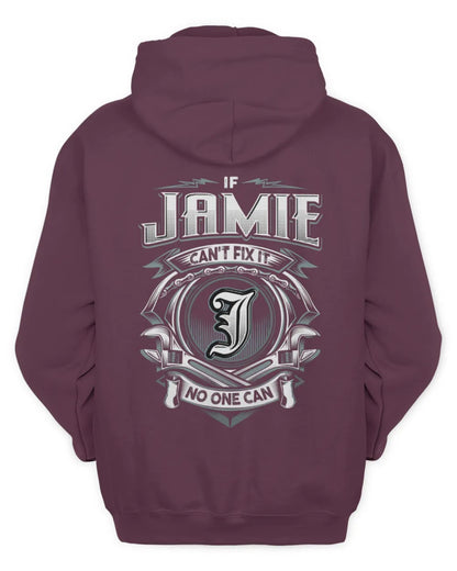 JAMIE AP81-K4-626 - Personalized Ahmed Quote Apparel “If Ahmed Can't Fix It, No One Can” - Unisex Hoodie - Maroon