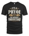 PHYOE P08 TH51 - Personalized “It’s a/an [NAME] Thing – You Wouldn’t Understand” Shirt - Unisex Standard T-Shirt - Black