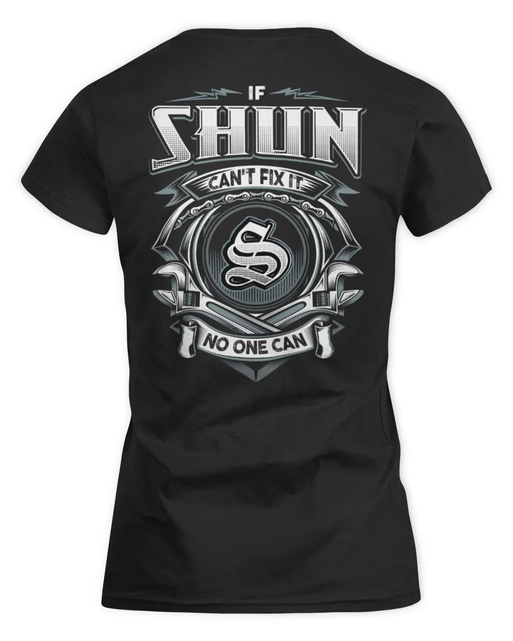 SHUN AP81-K4-626 - Personalized Ahmed Quote Apparel “If Ahmed Can't Fix It, No One Can” - Women's Standard T-Shirt - Black