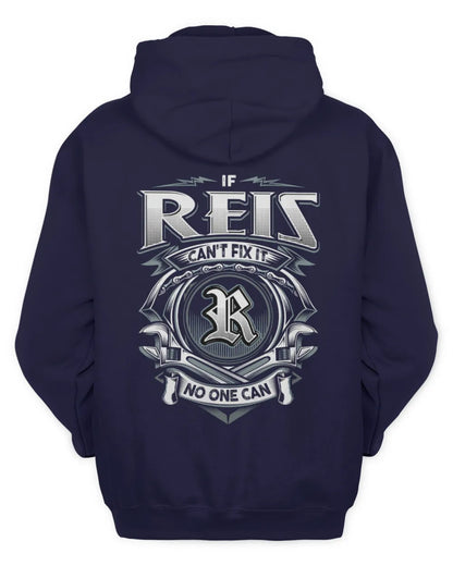 REIS AP81-K4-626 - Personalized Ahmed Quote Apparel “If Ahmed Can't Fix It, No One Can” - Unisex Hoodie - Navy