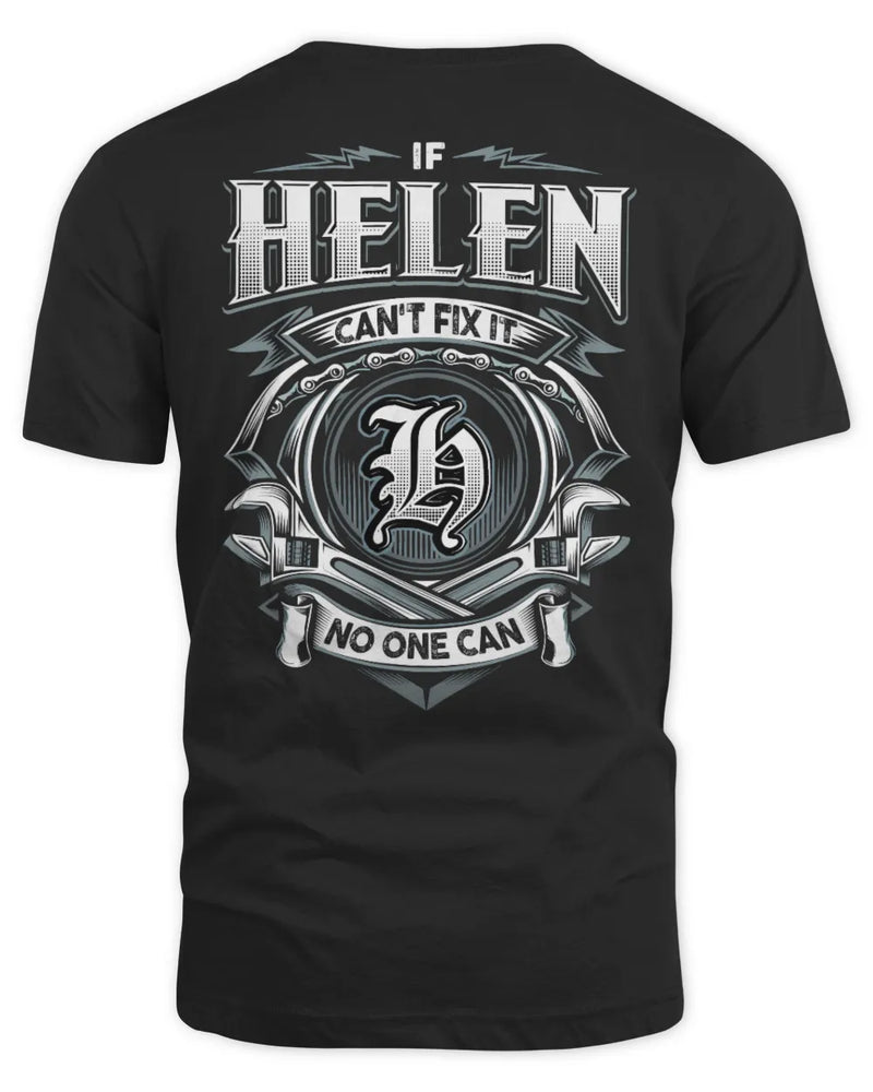 HELEN AP81-K4-626 - Personalized Ahmed Quote Apparel “If Ahmed Can't Fix It, No One Can” - Unisex Standard T-Shirt - Black