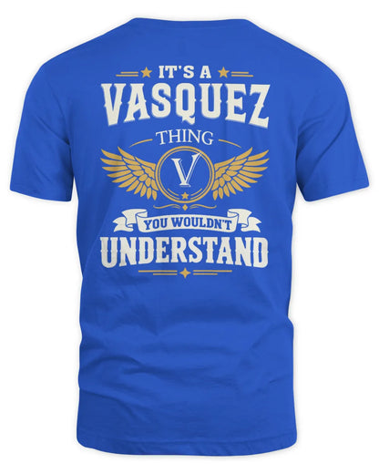 VASQUEZ KT06-M008 It’s a [NAME] Thing – You Wouldn’t Understand | Personalized Vintage T-Shirt - Unisex Standard T-Shirt - Royal