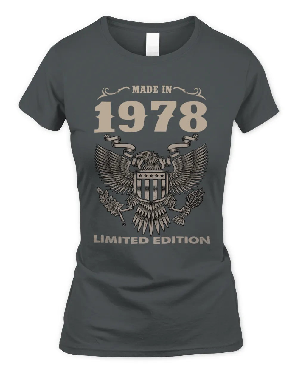 1978 HH89-K2 – Classic Birth Year Limited Edition T-Shirt - Women's Standard T-Shirt - Charcoal