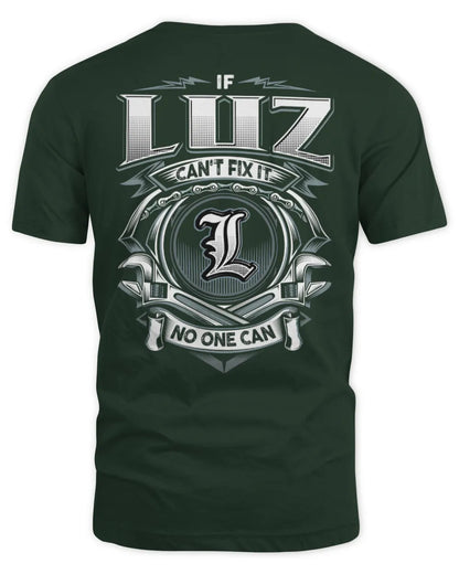LUZ AP81-K4-626 - Personalized Ahmed Quote Apparel “If Ahmed Can't Fix It, No One Can” - Unisex Standard T-Shirt - Forest Green