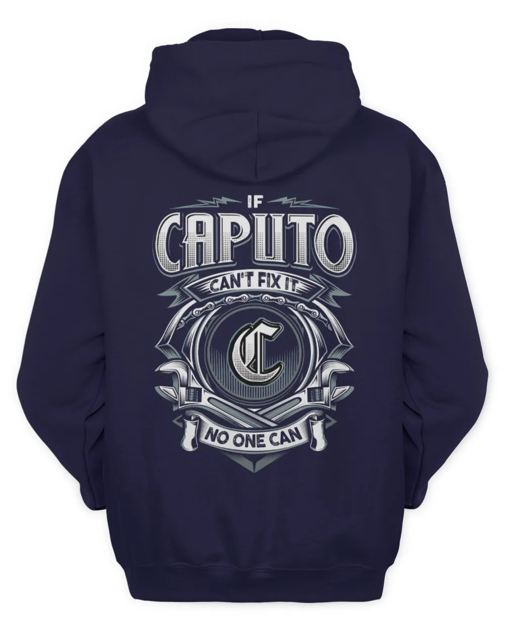 CAPUTO AP81-K4-626 - Personalized Ahmed Quote Apparel “If Ahmed Can't Fix It, No One Can” - Unisex Hoodie - Navy