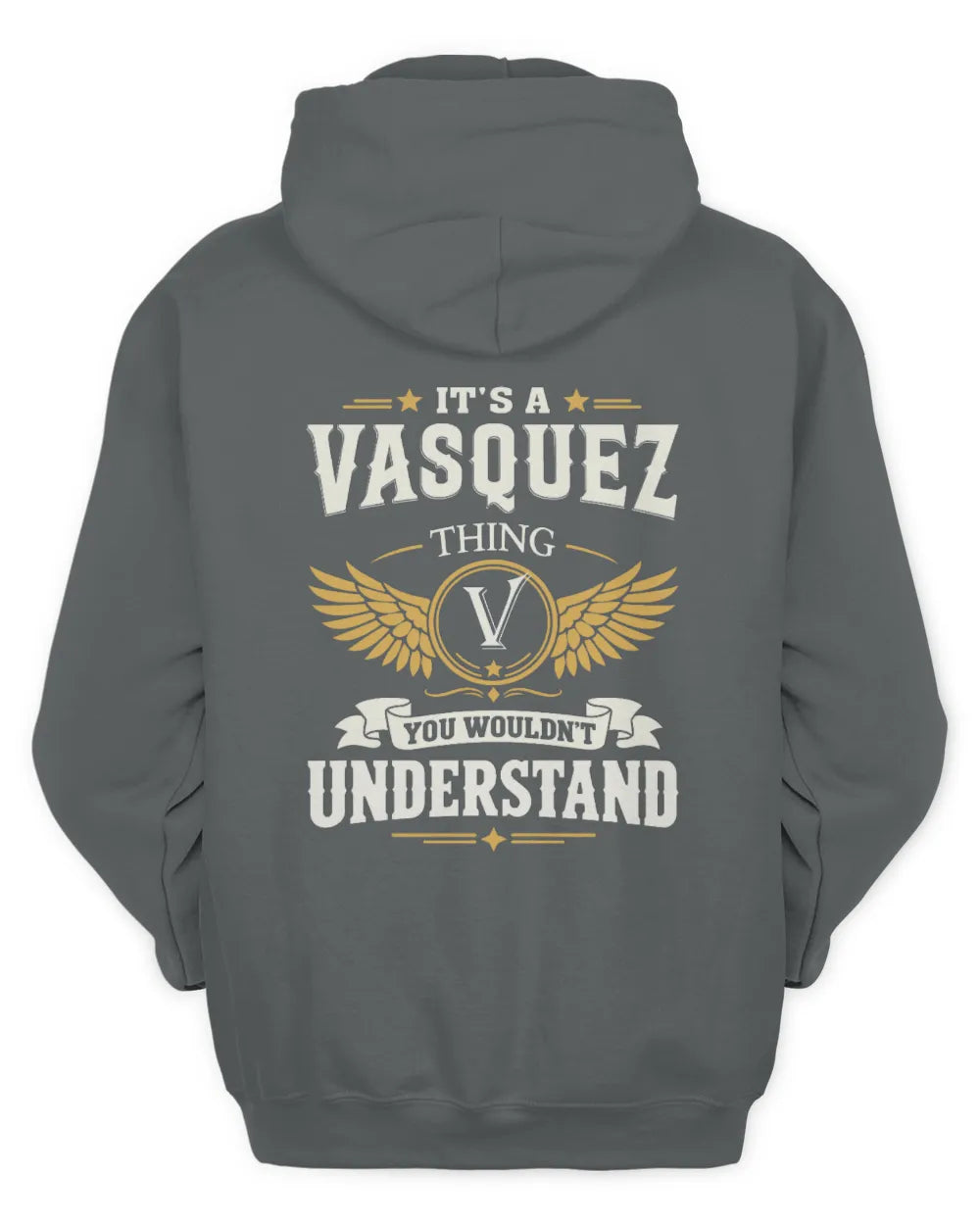 VASQUEZ KT06-M008 It’s a [NAME] Thing – You Wouldn’t Understand | Personalized Vintage T-Shirt - Unisex Hoodie - Charcoal
