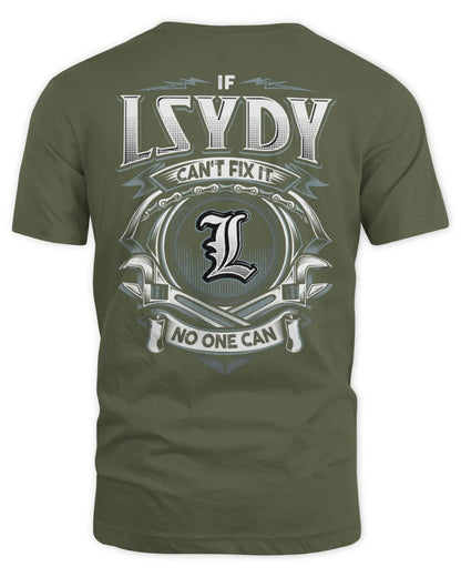 LSYDY AP81-K4-626 - Personalized Ahmed Quote Apparel “If Ahmed Can't Fix It, No One Can” - Unisex Standard T-Shirt - Military Green