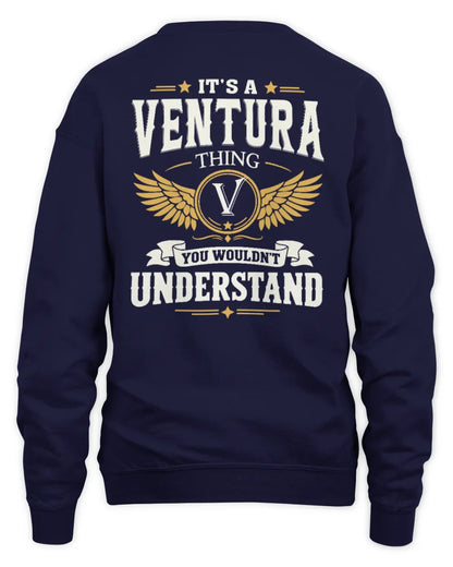 VENTURA KT06-M008 It’s a [NAME] Thing – You Wouldn’t Understand | Personalized Vintage T-Shirt - Unisex Sweatshirt - Navy