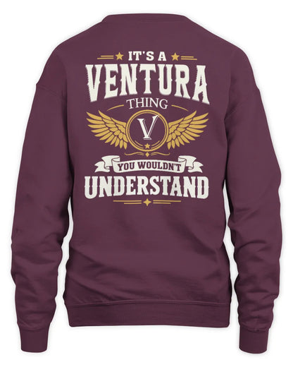 VENTURA KT06-M008 It’s a [NAME] Thing – You Wouldn’t Understand | Personalized Vintage T-Shirt - Unisex Sweatshirt - Maroon