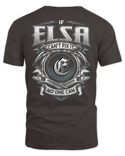 ELSA AP81-K4-626 - Personalized Ahmed Quote Apparel “If Ahmed Can't Fix It, No One Can” - Unisex Standard T-Shirt - Dark Chocolate